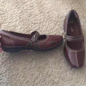 Clarks collection soft cushion dress shoes size 8M